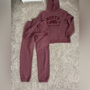 Roots Sweatsuit - Mauve Pink